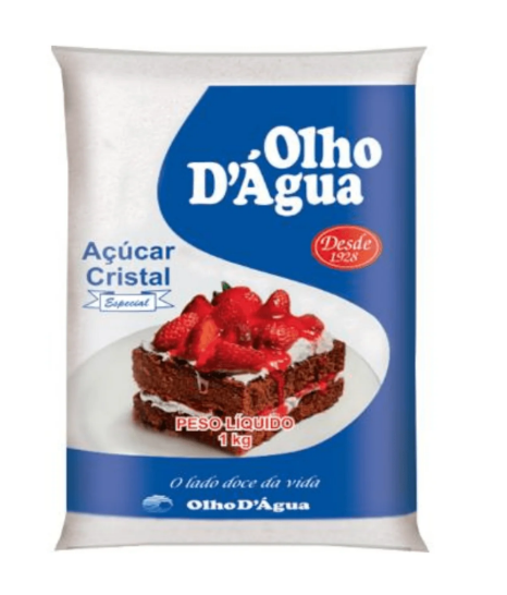 Açucar Cristal Olho D’água 1kg