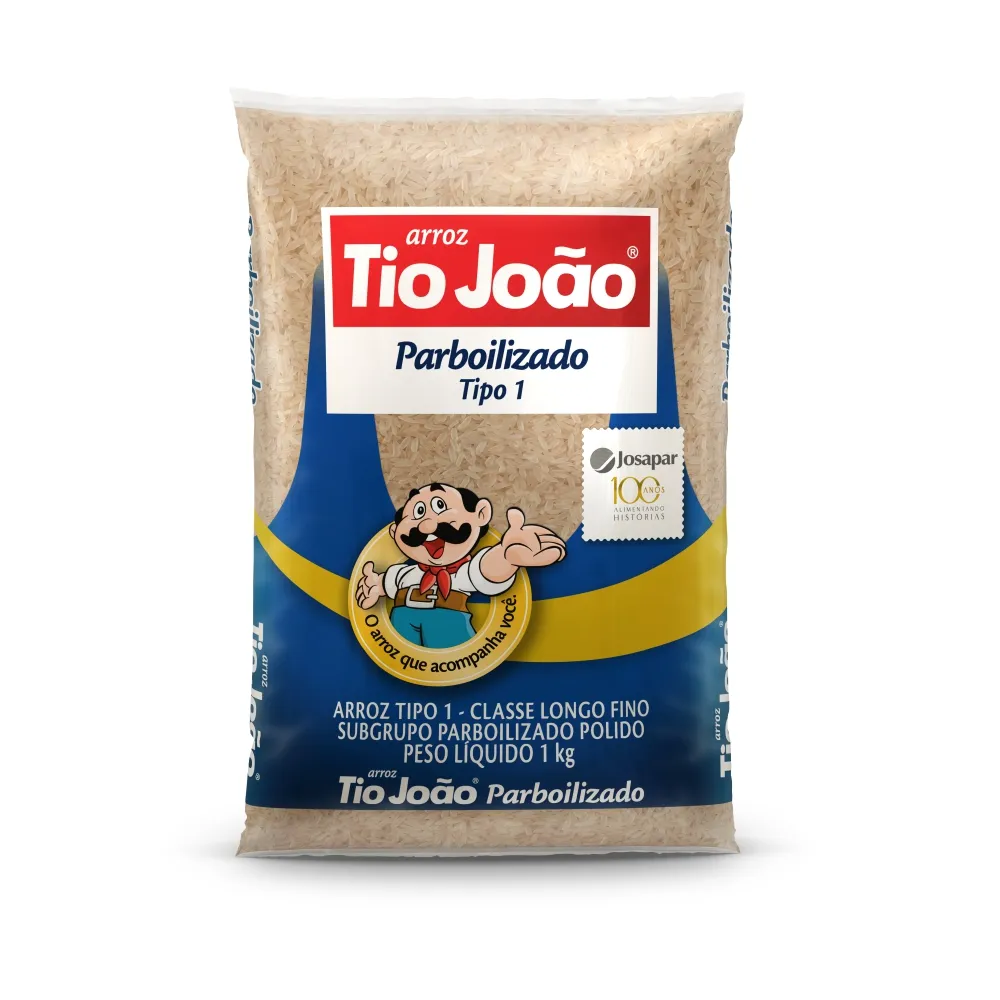 Arroz Parboilizado Tio João 1kg