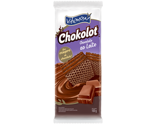 Biscoito Waffer Vitamassar Chokolot 100g