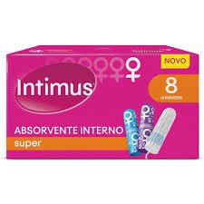 Absorvente Intimus  Interno C/08 Médio/Super